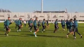 Juventus realiza primeiro treino de 2020 e Ronaldo mostra o que quer fazer