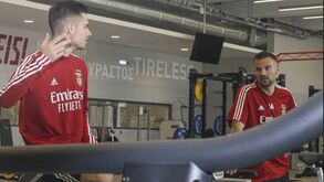 Weigl já trabalha no Benfica: da conversa com Seferovic ao encontro com Bruno Lage 