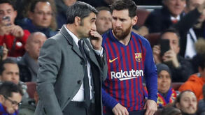 Messi deixa mensagem a Valverde: «Um grande treinador e uma magnífica pessoa»
