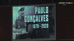 Estádio da Luz uniu-se num arrepiante minuto de silêncio em memória de Paulo Gonçalves