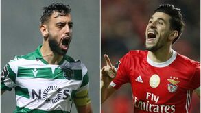Sporting-Benfica: os 'onzes' prováveis para o dérbi lisboeta