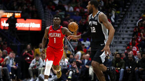 Zion Williamson, primeira escolha do 'draft', estreou-se com 22 pontos em 18 minutos