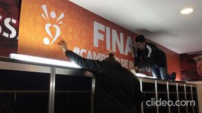 Conheça os balneários personalizados para a final da Allianz Cup