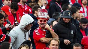 Adeptos do Benfica encheram o Capital do Móvel e um deles destacou-se