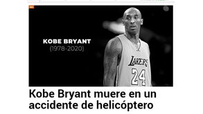 Imprensa internacional em choque com morte de Kobe Bryant: as principais manchetes pelo mundo fora