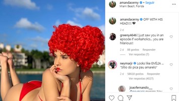 Amanda cerny best sale neymar jr