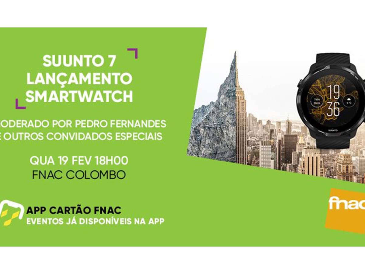 Suunto apresenta novo rel gio em Lisboa e tem um modelo para