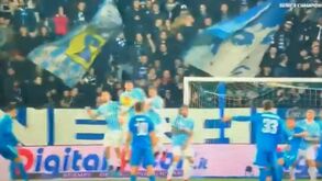 Cristiano Ronaldo deixou a baliza contrária a tremer com este livre direto