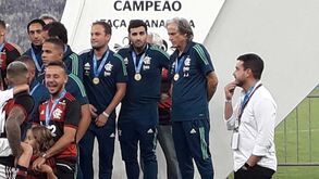 Jorge Jesus 'cansado' de festejar tantos títulos: a reação quando o Flamengo levantou a taça