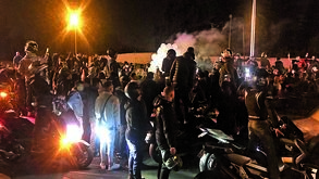 Cerca de 500 pessoas cortaram a Segunda Circular, em Lisboa, em homenagem aos três mortos do acidente de sexta-feira