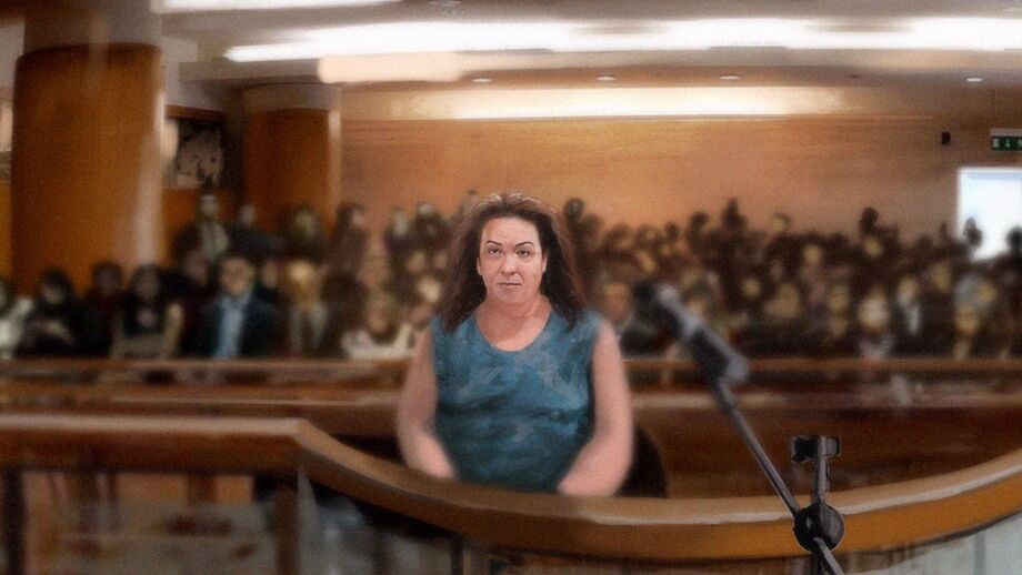  Rosa Grilo na terceira sessão do julgamento