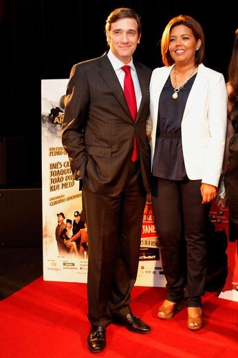 Pedro Passos Coelho e Laura Ferreira