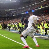 Vinícius e a celebração à Cristiano Ronaldo: «Nem sabia que ele estava lá...»