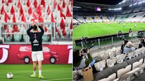 Cristiano Ronaldo não vai esquecer o seu jogo 1000: até aplausos para uma bancada deserta fez