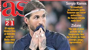 Ronaldo sem público e Real Madrid de 'cabeça perdida'