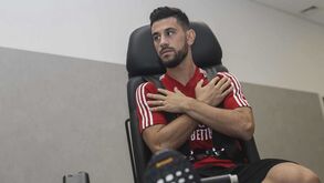 Plantel do Benfica trabalha em casa