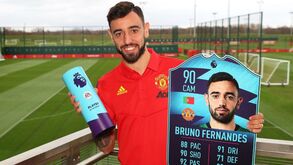 Bruno Fernandes eleito jogador do mês de fevereiro na Premier League 