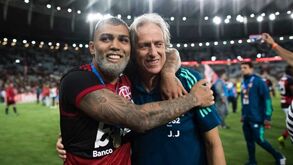 «Força Mister»: a curta mensagem de apoio de Gabigol a Jorge Jesus