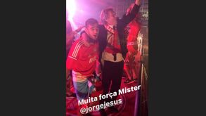 Salvio deixa mensagem a Jesus: «Muita força míster»