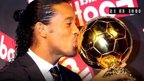 De campeão do Mundo à magia no Barcelona: uma retrospetiva à carreira de Ronaldinho no dia do seu 40.º aniversário