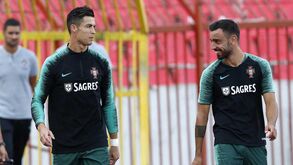 Cristiano Ronaldo para Bruno Fernandes: «Está a correr bem no Sporting? Tens feito uns golinhos»