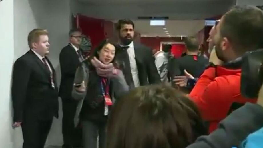 Brincadeira imprudente do jogador do Atlético Madrid