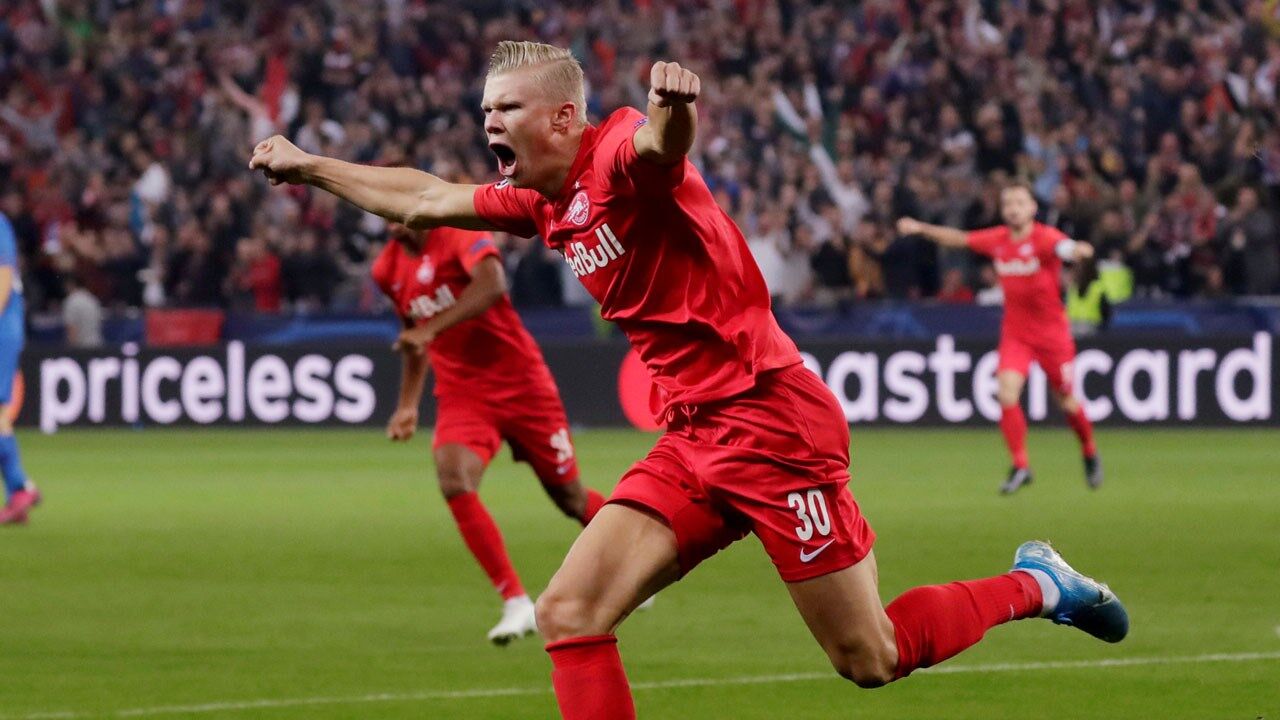 Haaland  chegou ao Salzburgo com 17 anos e foi vendido por 20 milhões