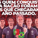 Flamengo agradece à equipa técnica de Jorge Jesus nos 520 anos da descoberta do Brasil