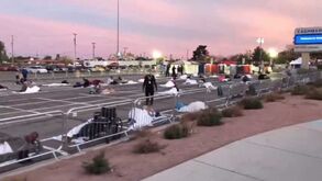 Imagens que incomodam: a 'solução' de Las Vegas para os sem-abrigo