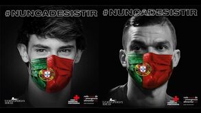 Craques e figuras públicas colocam a 'máscara' para lançar apelo na luta contra o coronavírus