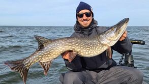 Ibrahimovic dedicou-se à pesca e não se deu nada mal...