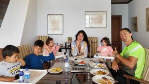 Cristiano Ronaldo mostra a sua Páscoa em família