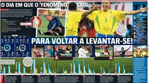 Ronaldo: o dia em que o Fenómeno 'caiu'