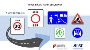 Conheça os novos sinais de trânsito que vão aparecer já hoje nas estradas portuguesas