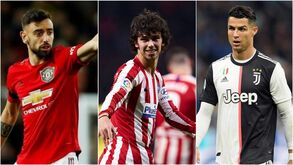 Os jogadores portugueses mais valiosos do Mundo: dois ex-benfiquistas lideram lista