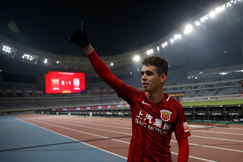 28 años - Oscar (Shanghai SIPG), 450m € por semana