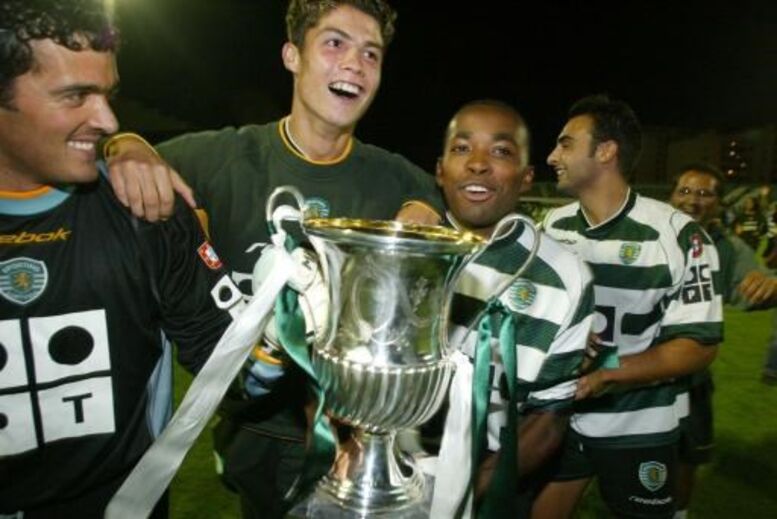 César Prates nos tempos do Sporting