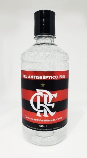 Gel desinfetante foi a primeira iniciativa do Flamengo