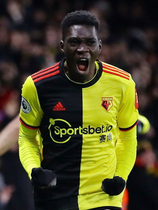 11. Ismaïla Sarr - Watford - Velocidad: 94