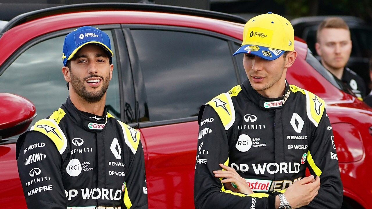 Ricciardo e Ocon são os pilotos da Renault em 2020