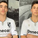 Sylvestre e Rui Correia assinam contrato profissional com o V. Guimarães