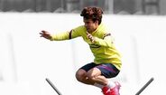 Riqui Puig, médio de 22 anos, cumpre a sua primeira época na equipa principal e esta temporada alinhou em três jogos
