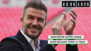 David Beckham faz hoje 45 anos: recorde alguns dos seus melhores momentos da carreira