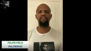 Jogadores do Brasileirão unem-se em protesto mas presença de Felipe Melo incomoda