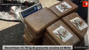 Pacotes de droga com o emblema do Benfica apreendida ao largo do México