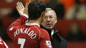 Só quatro jogadores do Man. United eram imunes à fúria de Ferguson e Ronaldo era um deles