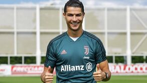 As primeiras imagens do regresso de Cristiano Ronaldo aos treinos da Juventus