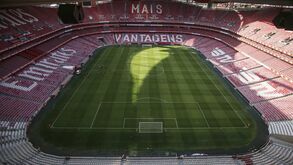 Benfica voltou a treinar no Estádio da Luz