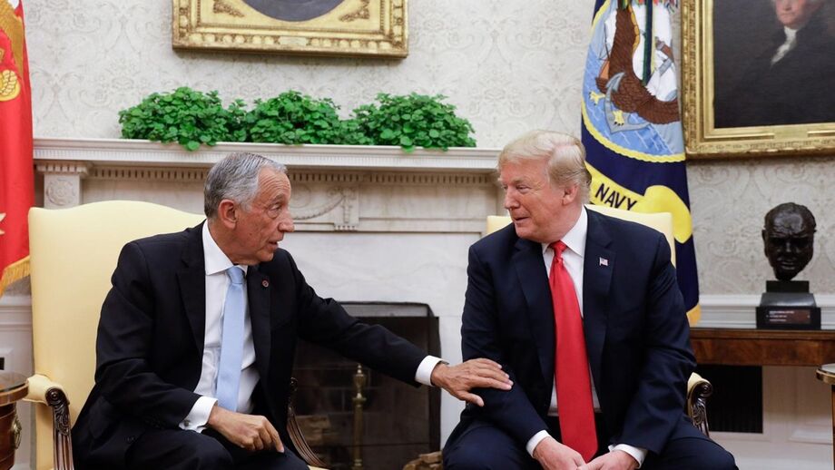 Marcelo Rebelo de Sousa e Donald Trump