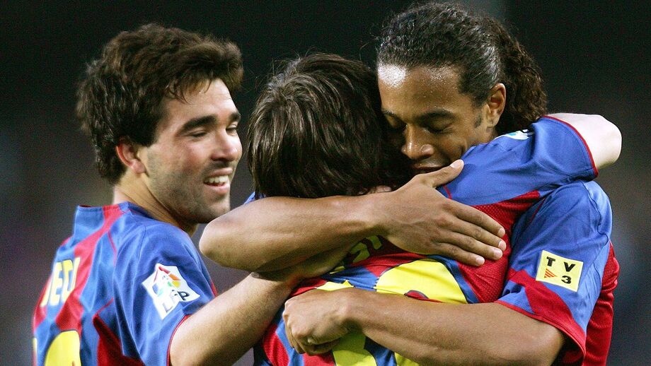 Deco e Ronaldinho apadrinharam o momento histórico